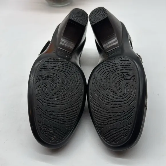 Dansko Brown Chunky Heel Mary Jane Sandals Size EU 38