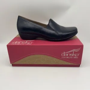 Dansko Farah Black Soft Leather Slip On‎ Comfort Shoes 40 EU 5502-020200