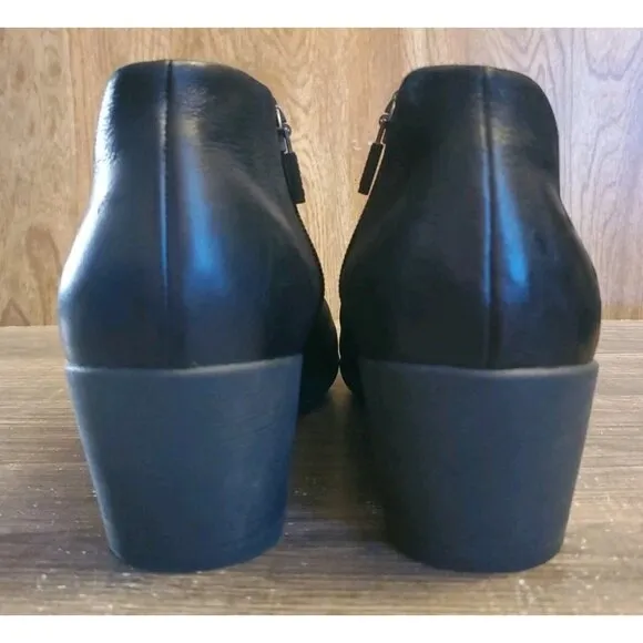 Dansko Raina Ankle Booties Womens Size 39 US 9 Black