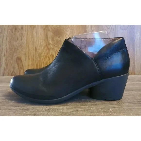 Dansko Raina Ankle Booties Womens Size 39 US 9 Black