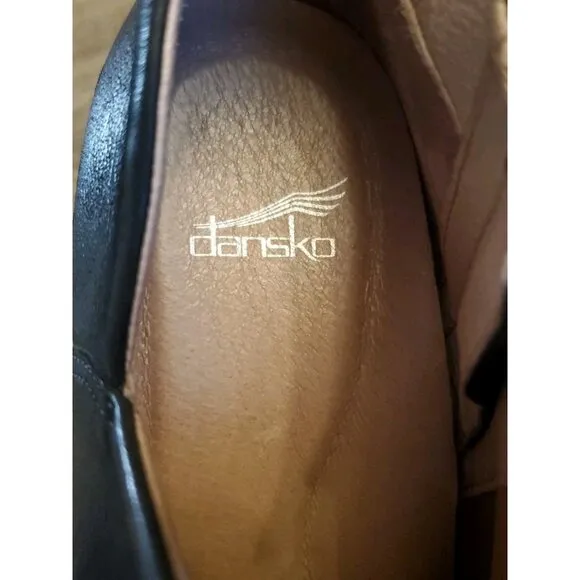 Dansko Raina Ankle Booties Womens Size 39 US 9 Black
