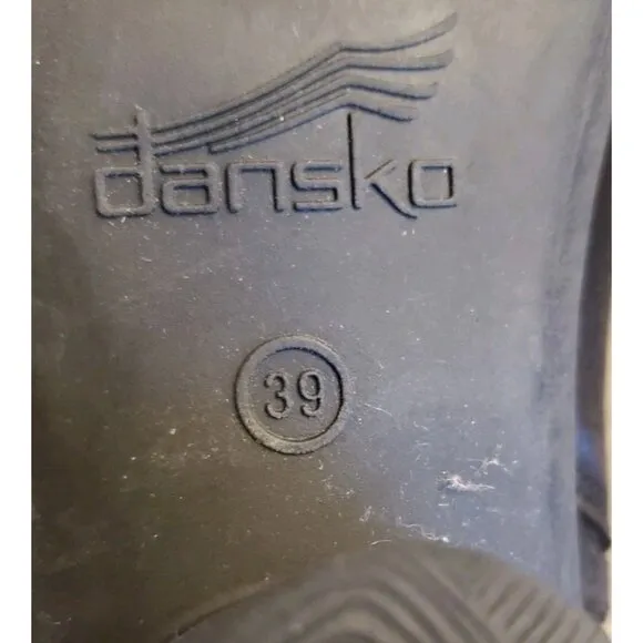 Dansko Raina Ankle Booties Womens Size 39 US 9 Black