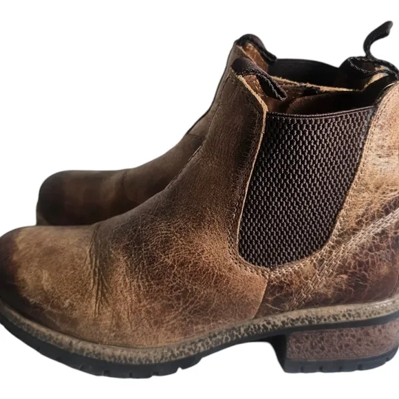 Diba True Women's Say So Chelsea Round Toe Casual Boots Ankle Low Heel 6.5