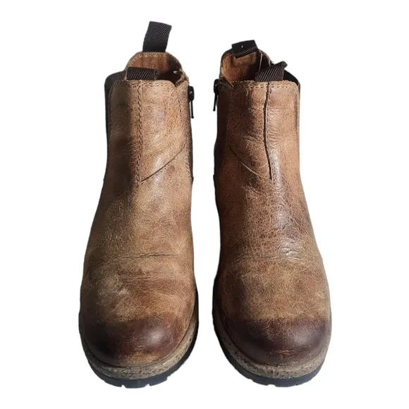 Diba True Women's Say So Chelsea Round Toe Casual Boots Ankle Low Heel 6.5