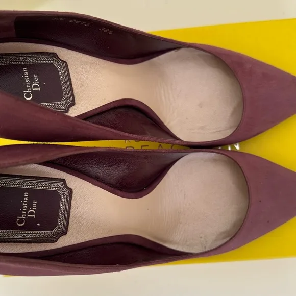 Dior Burgundy Women's Shoes