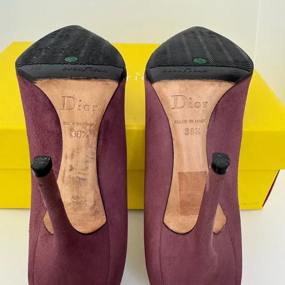 Dior Burgundy Women's Shoes