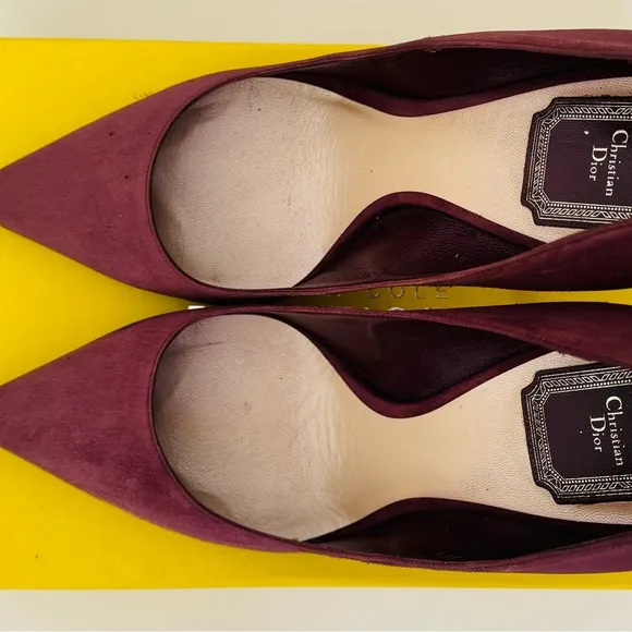 Dior Burgundy Women's Shoes