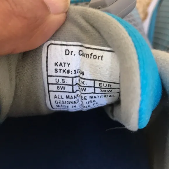Dr Comfort size 8W Katy athletic lightweight shoes