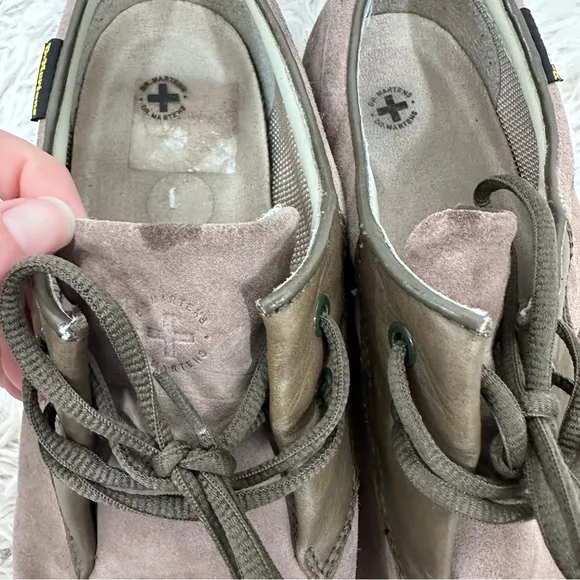 Dr Doc Martens Men’s Suede Shoes Size 13M Tan Sneaker