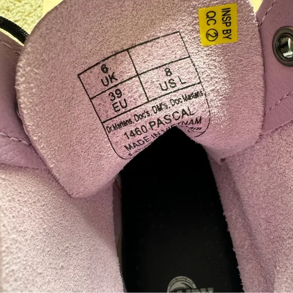 Dr. Martens 1460 Pascal Lilac Virginia Leather