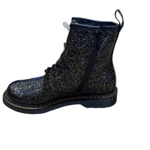 Dr. Martens 1460 Youth Cosmic Glitter Boots Black Size 6 Kids Big Girls
