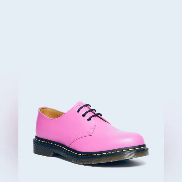 Dr. Martens 1461 Smooth Leather Unisex Thrift Pink Oxford Shoes Sz W 6 M 5 NWT