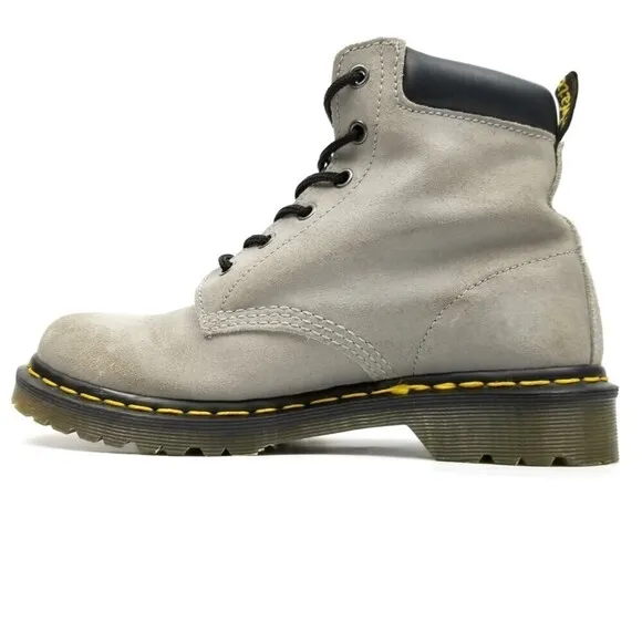 Dr. Martens 939 Ben Boots Cement Gray Leather Hiker Boots High Top Womens 8
