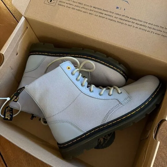 Dr. Martens Airware Combs Extra Tough Poly Boots Gray W6 M5 (EU 37) Doc Adaptive