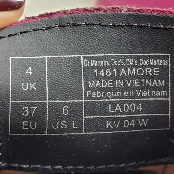 Dr. Martens Amore Leather Oxford Shoes 1461  Size 6 (US)   4(UK)  37 (EU)   NWOT
