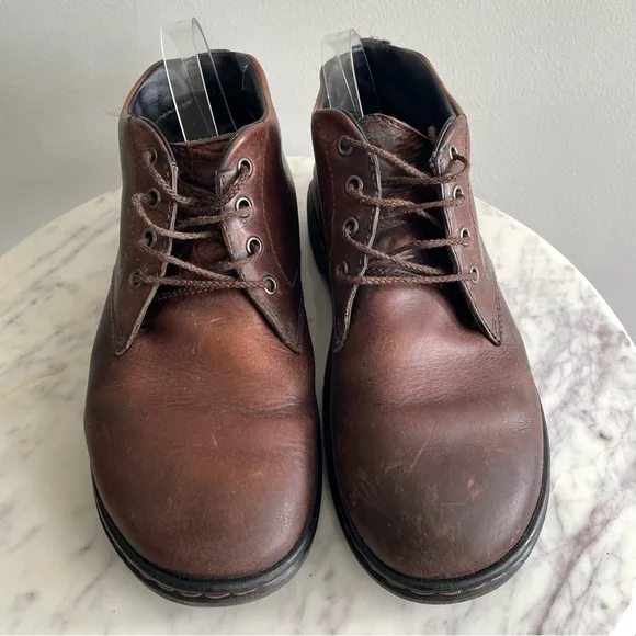 Dr. Martens Barnie Men’s Brown Leather Lace Up Boots Size 10 Chukka Doc Classic