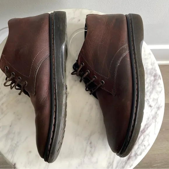 Dr. Martens Barnie Men’s Brown Leather Lace Up Boots Size 10 Chukka Doc Classic