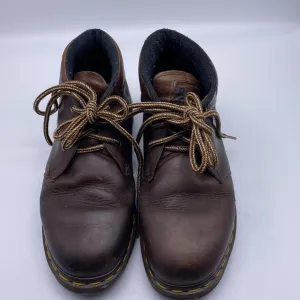 Dr. Martens Brown Leather Air Wair Boots Size 8