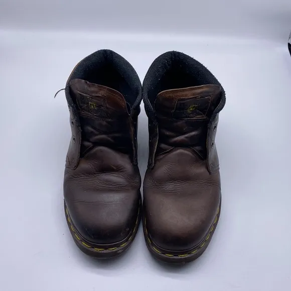 Dr. Martens Brown Leather Air Wair Boots Size 8