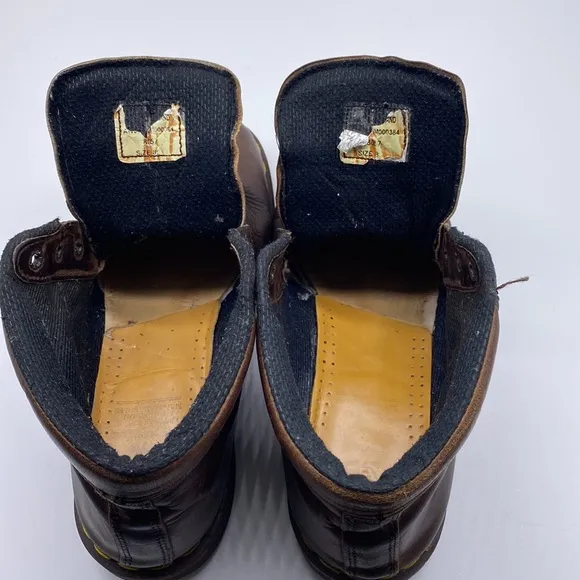 Dr. Martens Brown Leather Air Wair Boots Size 8