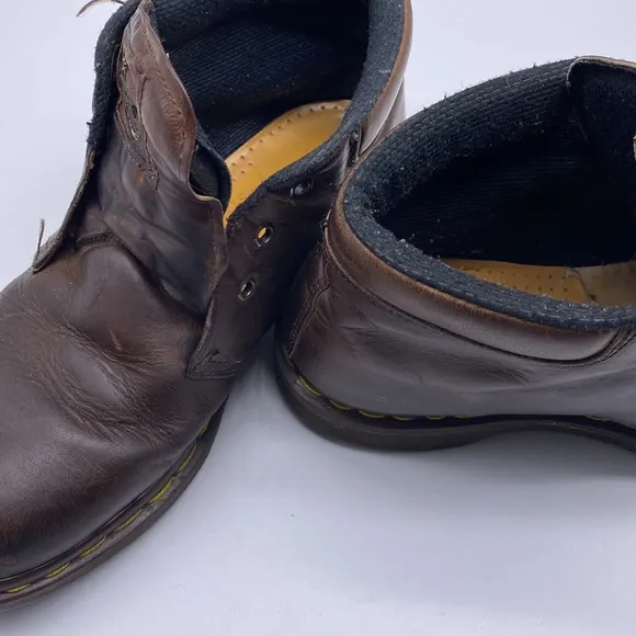 Dr. Martens Brown Leather Air Wair Boots Size 8