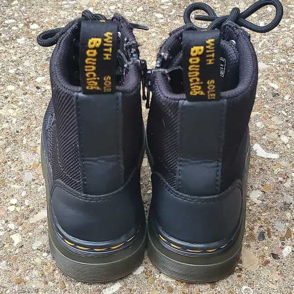 Dr. Martens Combs Junior Poly Casual Boots Black 11 Combat