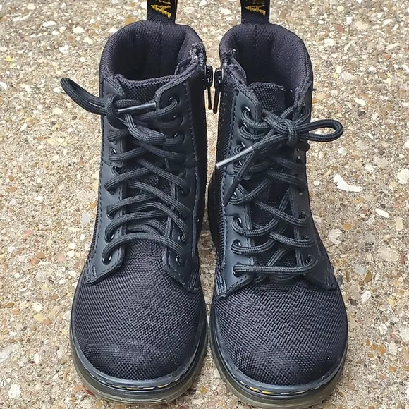Dr. Martens Combs Junior Poly Casual Boots Black 11 Combat