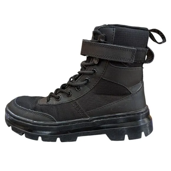 Dr. Martens Combs Tech Poly Casual Boots Unisex Men's 6 Women's 7 - Black