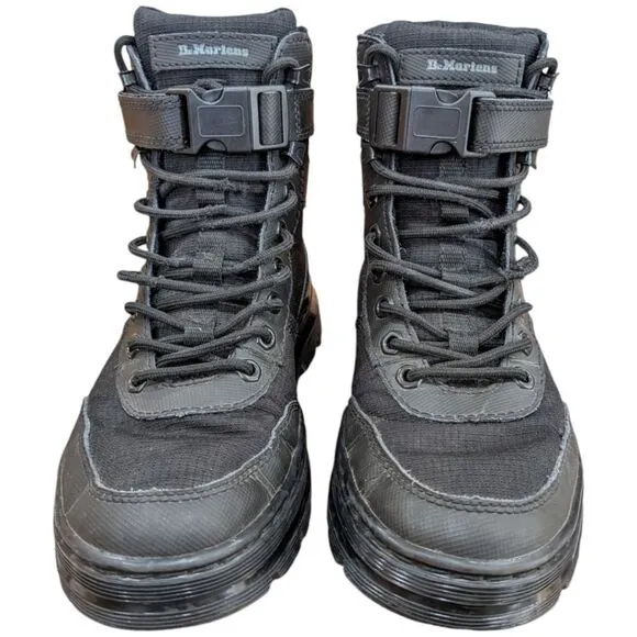 Dr. Martens Combs Tech Poly Casual Boots Unisex Men's 6 Women's 7 - Black