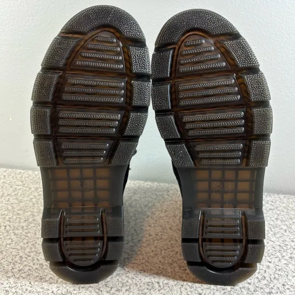 Dr. Martens Combs Zip Casual Combat Boots Men's 13 Black Nylon Canvas - Like New