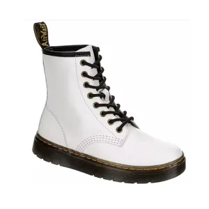 Dr. Martens Docs Womans Size 10 White Zavala Lace Up Grunge Punk Combat Boots