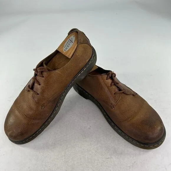 Dr. Martens Elsfield Soft Wair Shoes US 11 Men's Brown Cushion Soles Lace Up