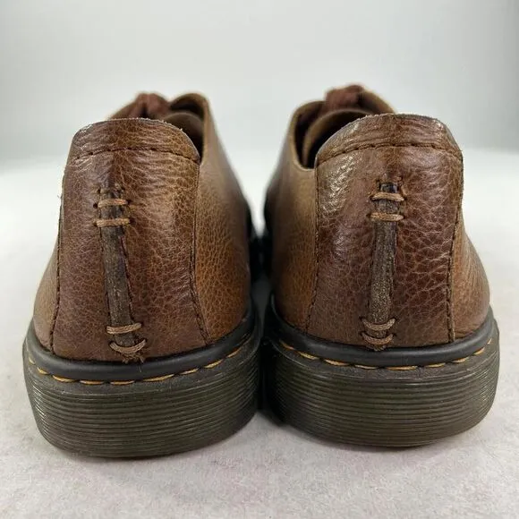 Dr. Martens Elsfield Soft Wair Shoes US 11 Men's Brown Cushion Soles Lace Up