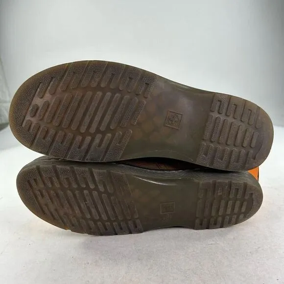 Dr. Martens Elsfield Soft Wair Shoes US 11 Men's Brown Cushion Soles Lace Up