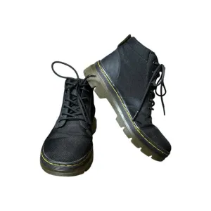 Dr. Marten’s Men’s Black Woven ‘Bonny’ Poly Casual Lace Up Combat Boots Size 5