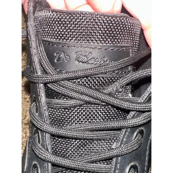 Dr. Marten’s Men’s Black Woven ‘Bonny’ Poly Casual Lace Up Combat Boots Size 5