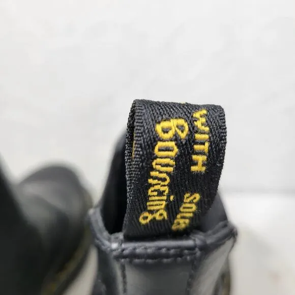 Dr. Martens Nappa Chelsea Boots Womens 7 Mens 6 Black Leather Pull On Airwair