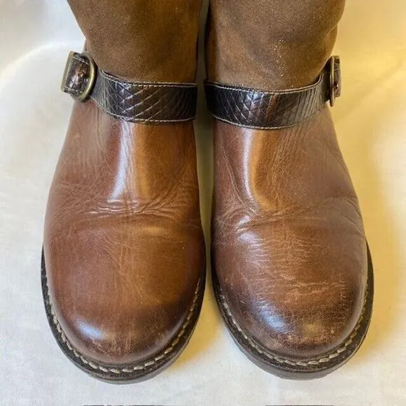Dromedaris Womens Size EU 39 /US 8 Kya Chocolate Brown Mid Calf Boots