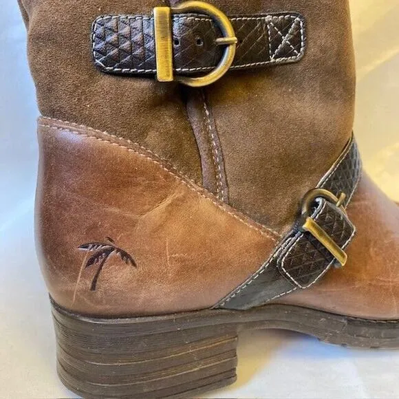 Dromedaris Womens Size EU 39 /US 8 Kya Chocolate Brown Mid Calf Boots