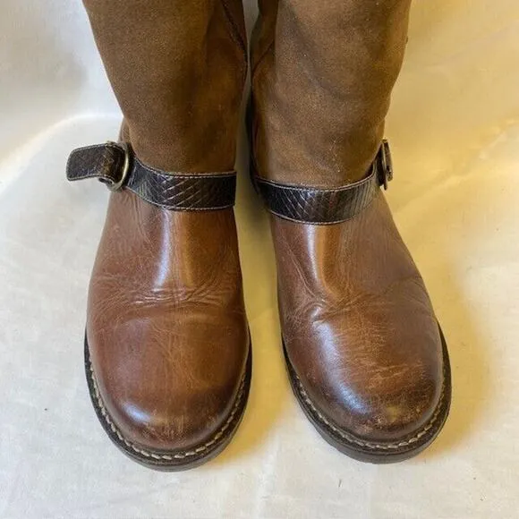 Dromedaris Womens Size EU 39 /US 8 Kya Chocolate Brown Mid Calf Boots