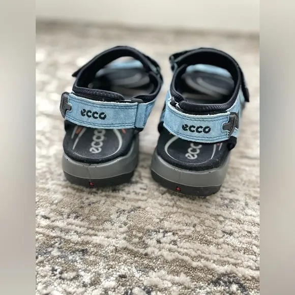 Ecco Offroad Yucatan Sport Sandals Mens Size 12 Blue Indigo waterproof hiking