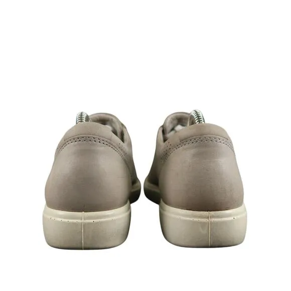 Ecco Shoes Womens 9 Sneakers Casual Lifestyle Active Comfort Soft 7 Leather Grey