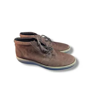 ECCO Soft 7 Casual Sneakers Shoes Whiskey Brown Leather Mens Size 45 US 11