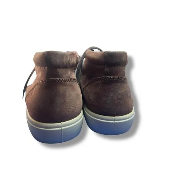 ECCO Soft 7 Casual Sneakers Shoes Whiskey Brown Leather Mens Size 45 US 11