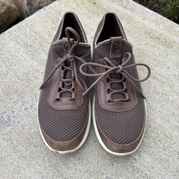 ECCO Soft 7 Runner Sneakers Titanium Brown Shoes Men's Size 6 - Women's …