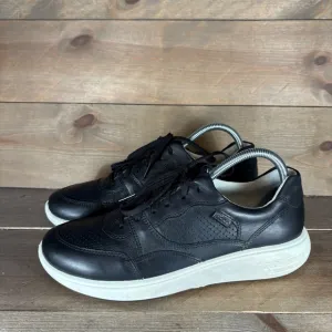 ecco soft 7 runner womens size 40 extra wide shoes black leather comfort sneaker