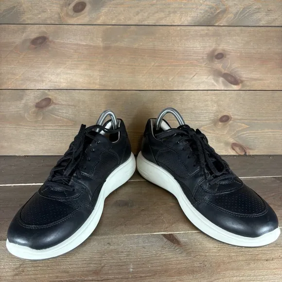 ecco soft 7 runner womens size 40 extra wide shoes black leather comfort sneaker