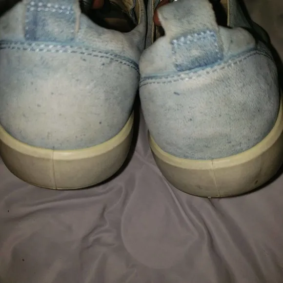 ECCO Soft 8 Mens Size 45 (US 11-11.5) Blue‎ Leather Casual Sneakers Shoes