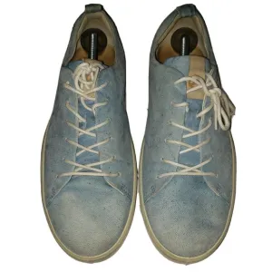 ECCO Soft 8 Mens Size 45 (US 11-11.5) Blue‎ Leather Casual Sneakers Shoes