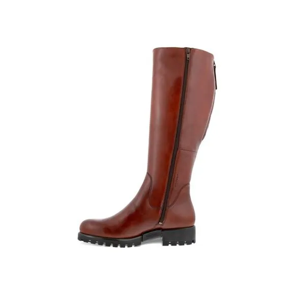 ECCO Womens Cognac Brown Width Adjustment Modtray Boots Shoes 6.5